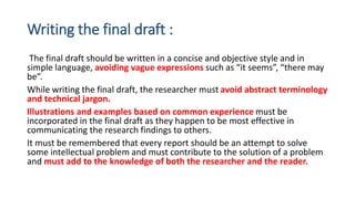 Report writing | PPTX