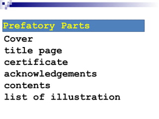 Report writing | PPTX