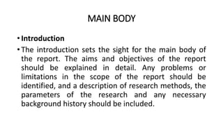Report. Body Report writing.pptx