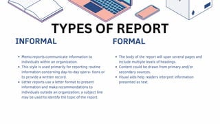 REPORT WRITINGR BUSINESS COMMUNICATION MMT 3063 | PDF