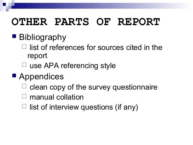 apa style executive summary