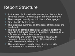 Report writing instruction manual | PPT