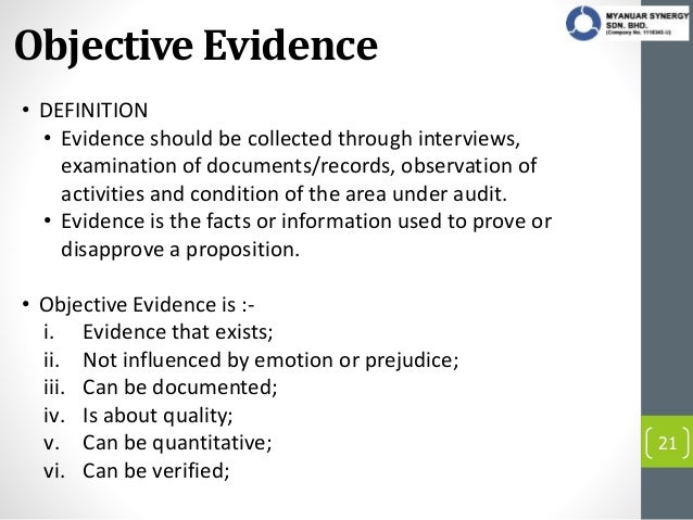 evidence handwriting definition Audit Writing Report