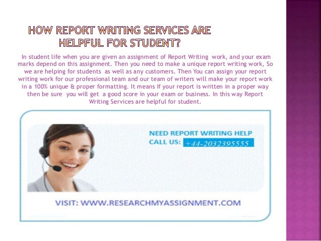 Report Writing Service: Get One-to-One Writing Help to You | blogger.com