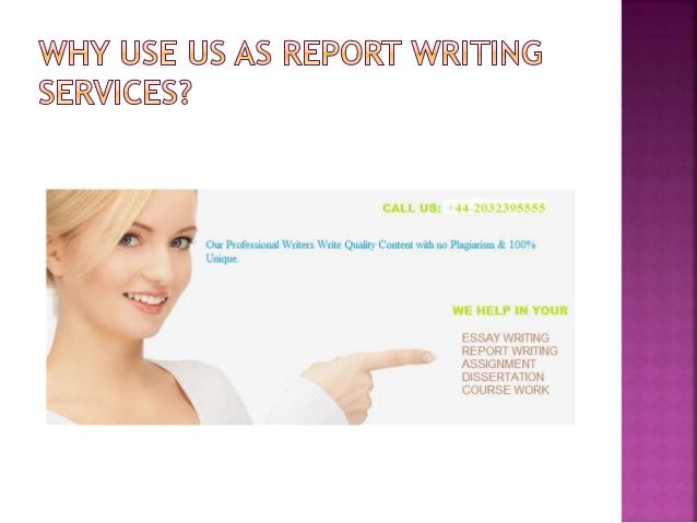 Report writing services