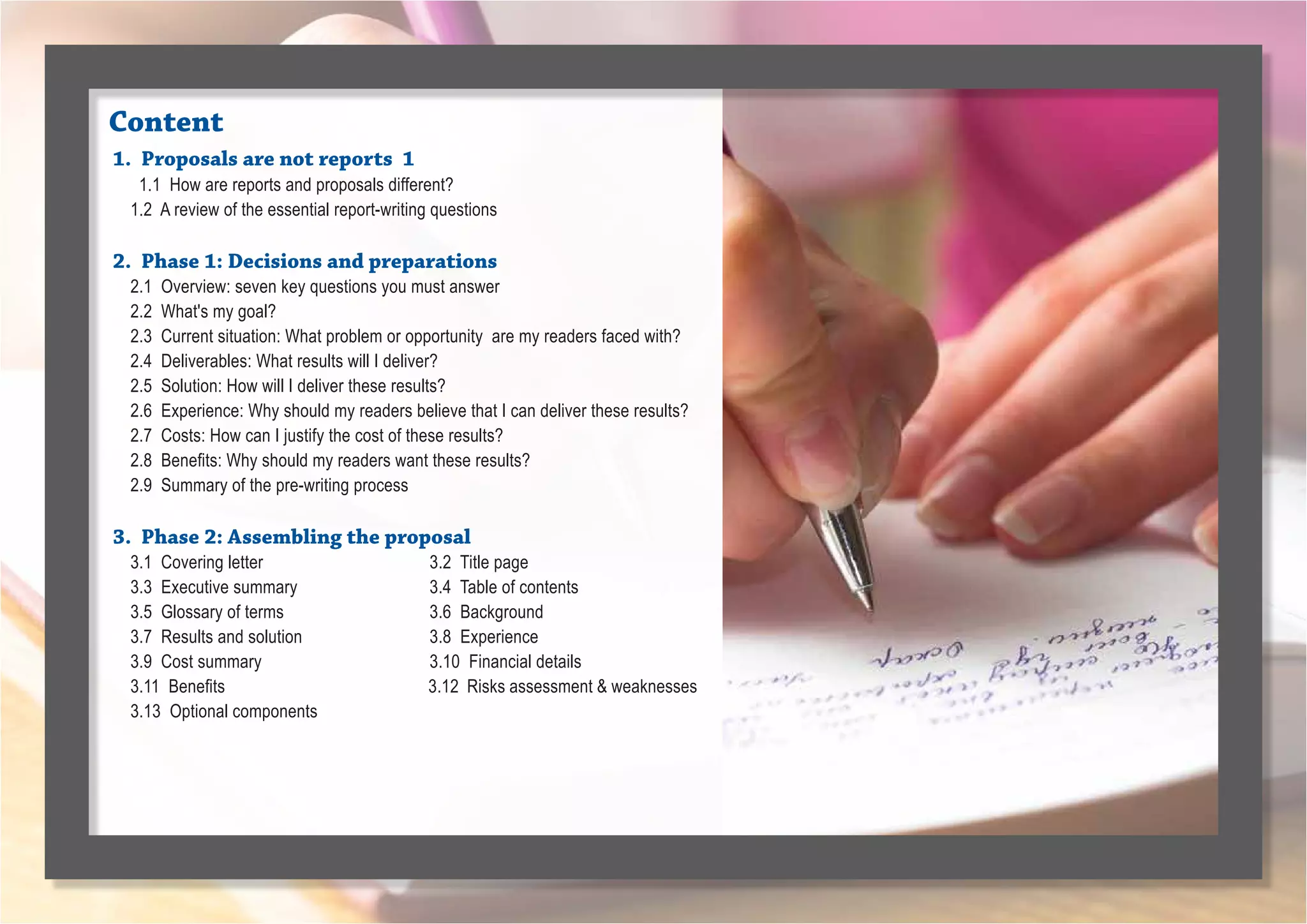 Report writing skills brochure | PPT