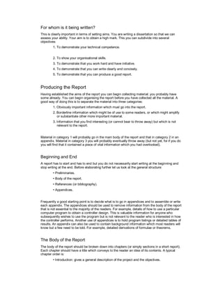 Report writting | PDF