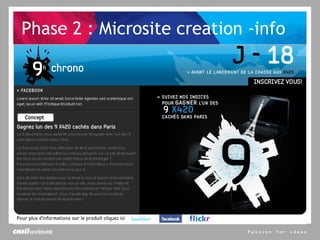 Phase 2 : Microsite creation -info Mis en ligne le 24 novembre 