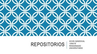 REPOSITORIOS
KEVIN SANDOVAL
1ERO”B”
PENSIONADO
UNIVERSITARIO
 