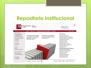 Repositorio institucional
 