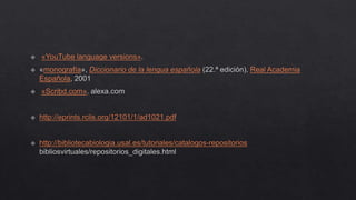 Repositorios de informacion