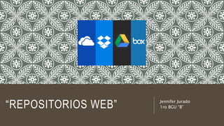 “REPOSITORIOS WEB” Jennifer Jurado
1ro BGU “B”
 