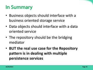 Repository and Unit Of Work Design Patterns | PDF