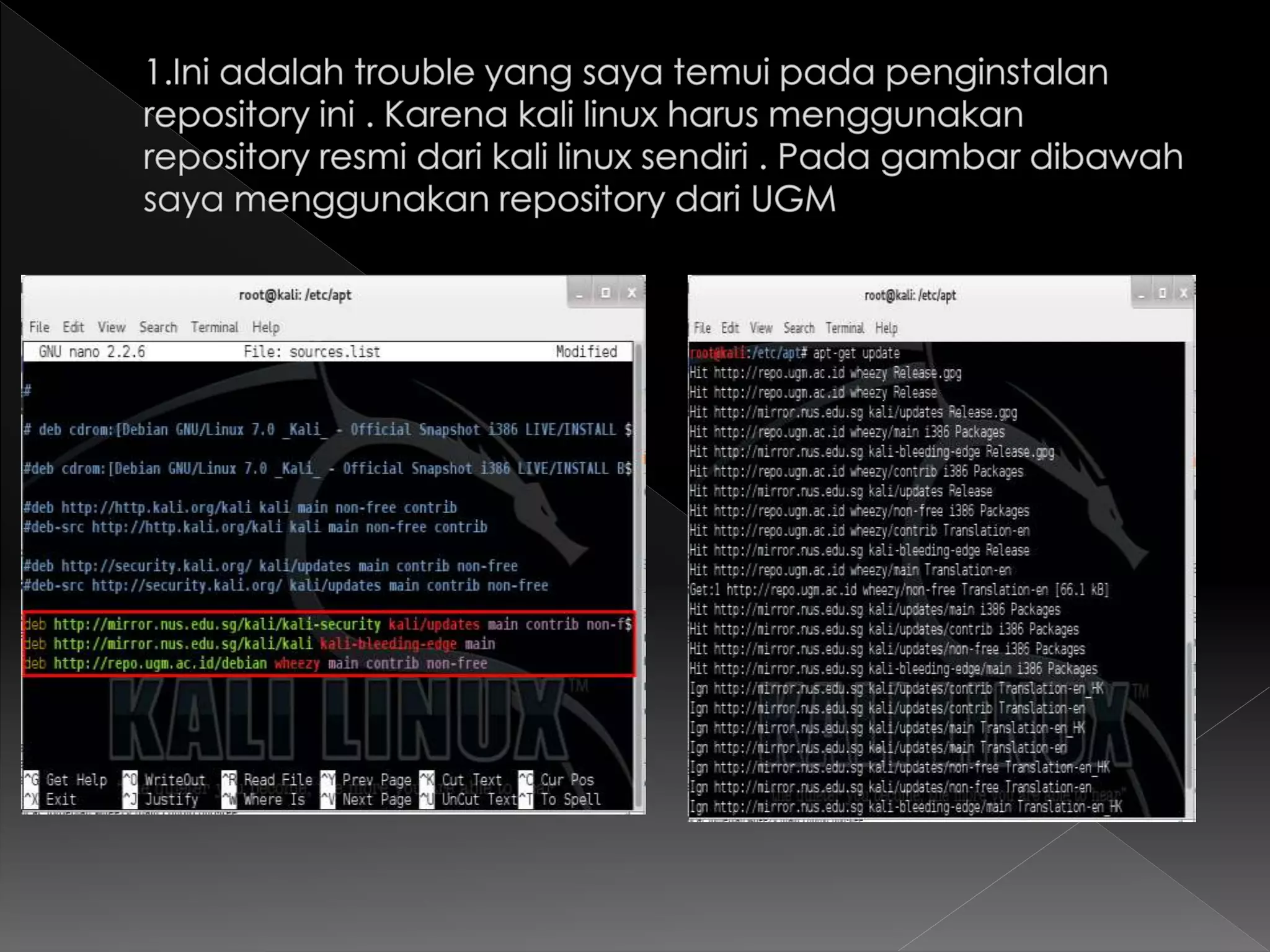 Repository kali linux | PPTX