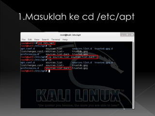 Repository kali linux | PPTX