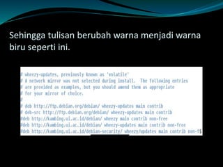 Sehingga tulisan berubah warna menjadi warna
biru seperti ini.
 
