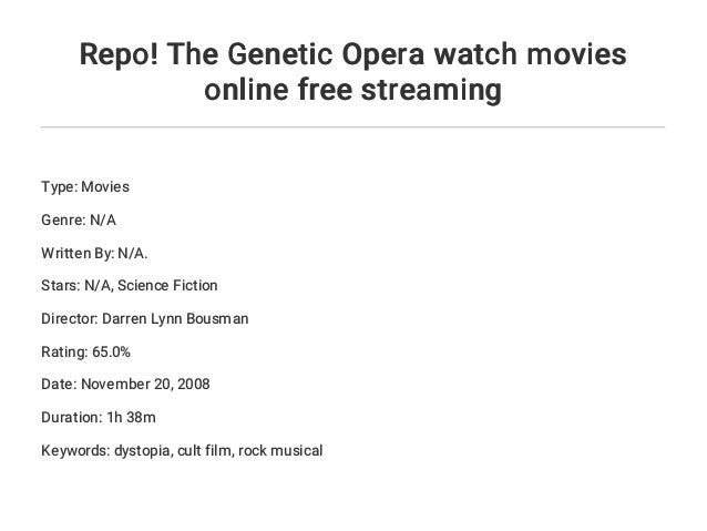 repo the genetic opera free online movie repo the genetic opera free online movie