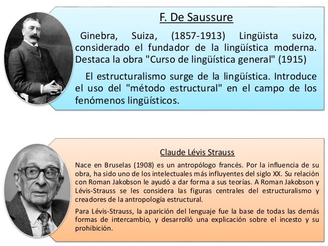 Representantes del estructuralismo