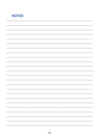 NOTES




        - 32 -
 