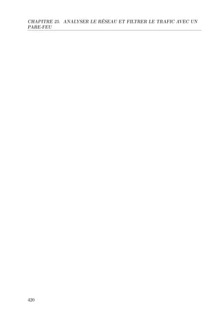 CHAPITRE 25. ANALYSER LE RÉSEAU ET FILTRER LE TRAFIC AVEC UN
PARE-FEU
420
 
