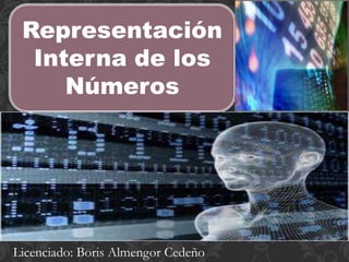 Representación
Interna de los
Números
Licenciado: Boris Almengor Cedeño
 