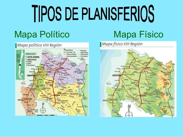Resultado de imagen de TIPOS de planisferios