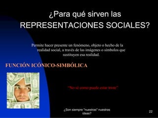 Representaciones Sociales
