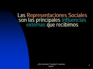 Representaciones Sociales