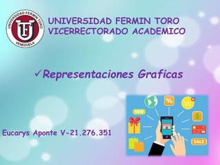 UNIVERSIDAD FERMIN TORO
VICERRECTORADO ACADEMICO
Representaciones Graficas
Eucarys Aponte V-21.276.351
 