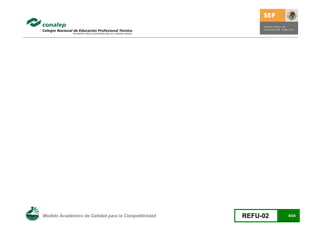 Modelo Académico de Calidad para la Competitividad   REFU-02   6/24
 
