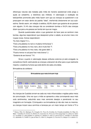 diferenças naturais são tratadas pela mídia de maneira assistencial onde prega a
ajuda ao coitadinho, a tolerância aos inf...