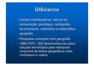 Representações do espaço e tempo   primeiro roteiro