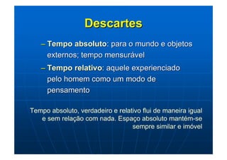 Representações do espaço e tempo   primeiro roteiro
