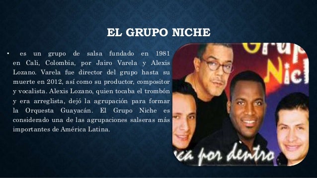 Resultado de imagen para REPRESENTANTES DE LA SALSA