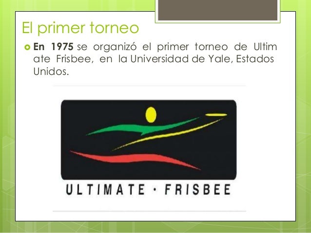 Representantes Y Aparicion Del Deporte Ultimate