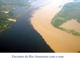 Encontro do Rio Amazonas com o mar
 