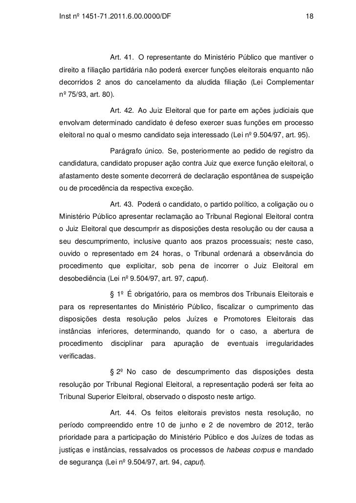 Representação eleitoral tse resolucao-23367-inst-145171