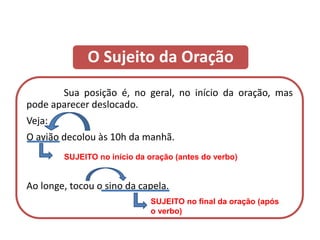 Representação lexical do sujeito da oração..ppt