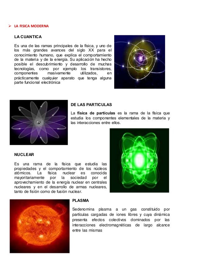Representates de la fisica