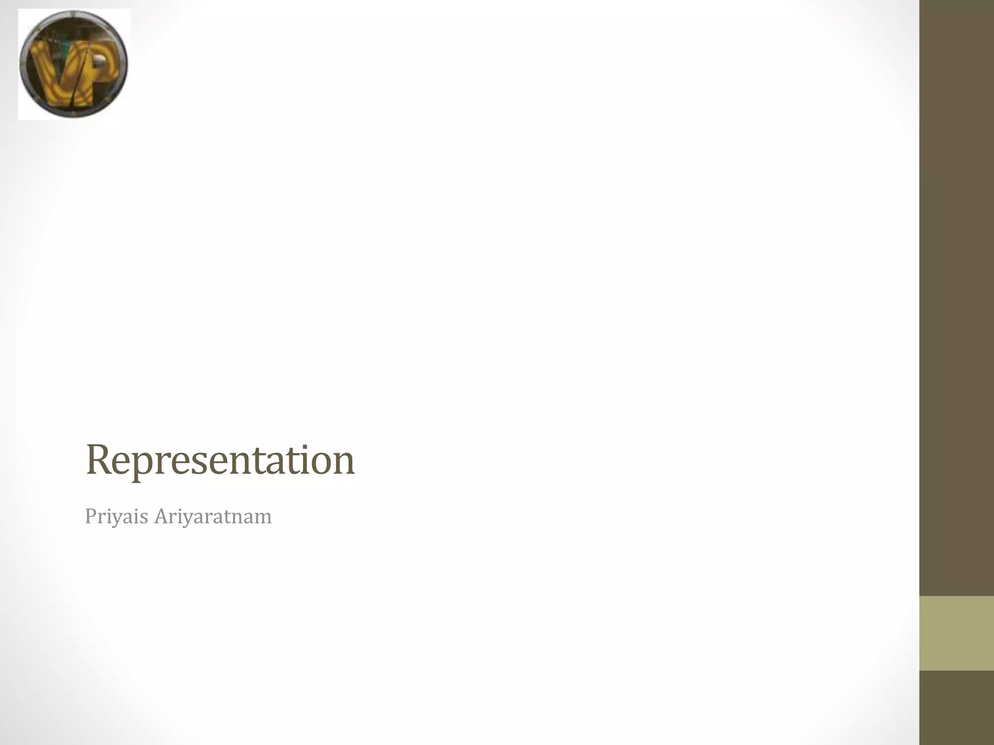 Representation | PPT