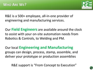R E Automated Presentation R E Automated Presentation