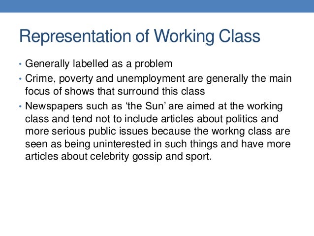 Media essays representation