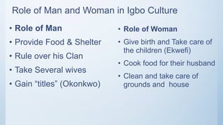 Representation Of Gender In 'Things Fall Apart'