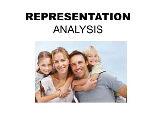 REPRESENTATION
ANALYSIS
 