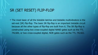 REPRESENTATION TO FLIP-FLOPS CHARACTERISTICS TABLE AND FLIP-FLOPS ...