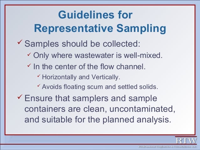 Representative sampling