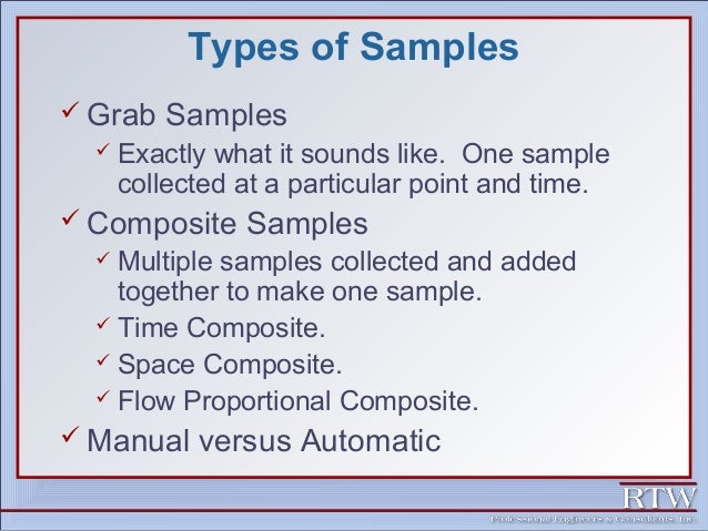 Representative sampling