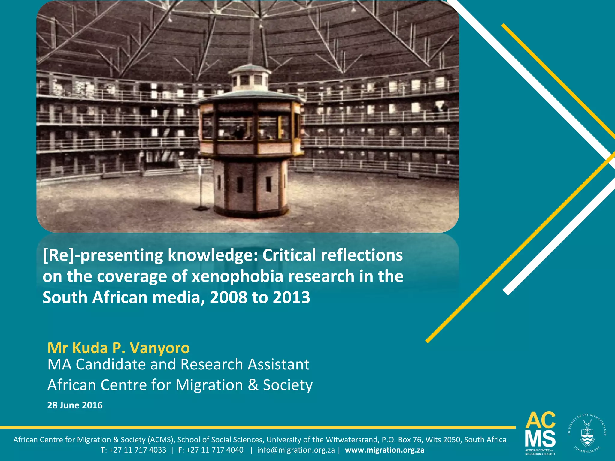 [Re]-presenting knowledge: Critical reflections on the coverage of 