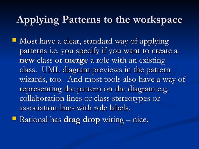 Representing Design Patterns In Uml Andy Bulka Oct2006 | PPT
