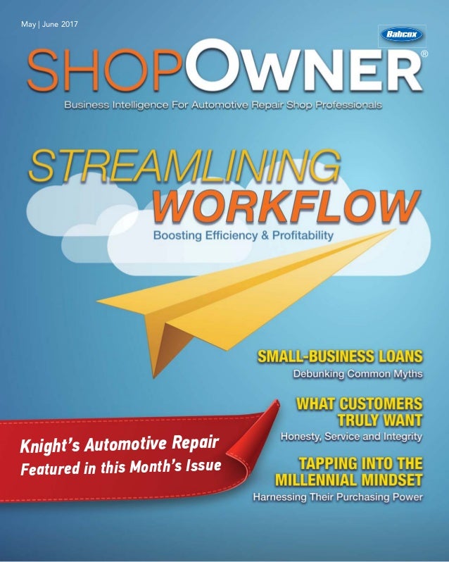 Knight's Automotive Repair Featured in Shop Owner Magazine